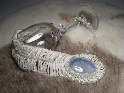 Роскошное ожерелье из бисера - фото