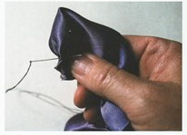 Как сделать розу из широкой атласной-шёлковой ленты своими руками